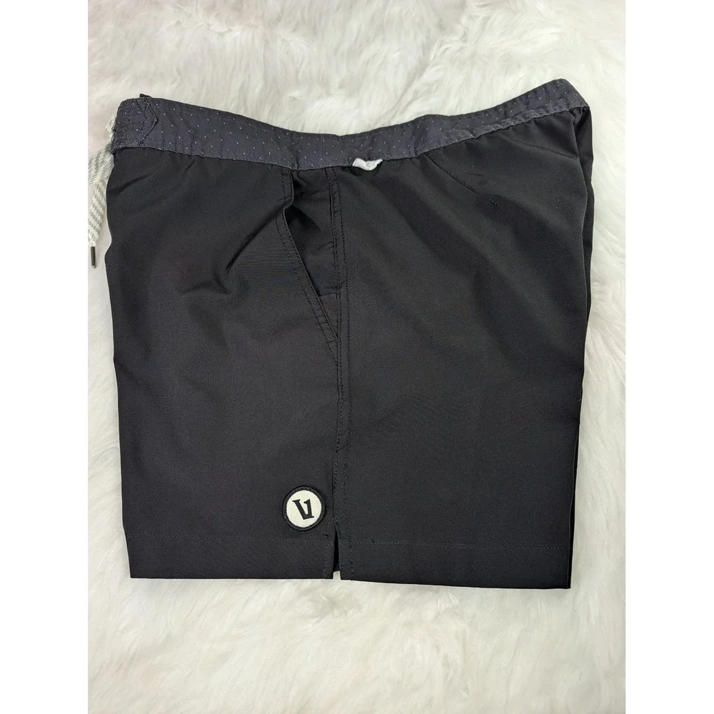 Vuori Kore Shorts Men 34 Black Performance Active Training cut unlined Trunks